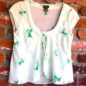 Anthropologie silk blouse